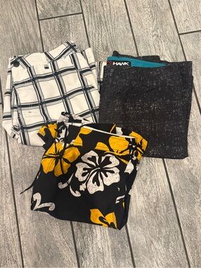 Board shorts swim trunk bundle men’s size 34 O’Neill Hawk
